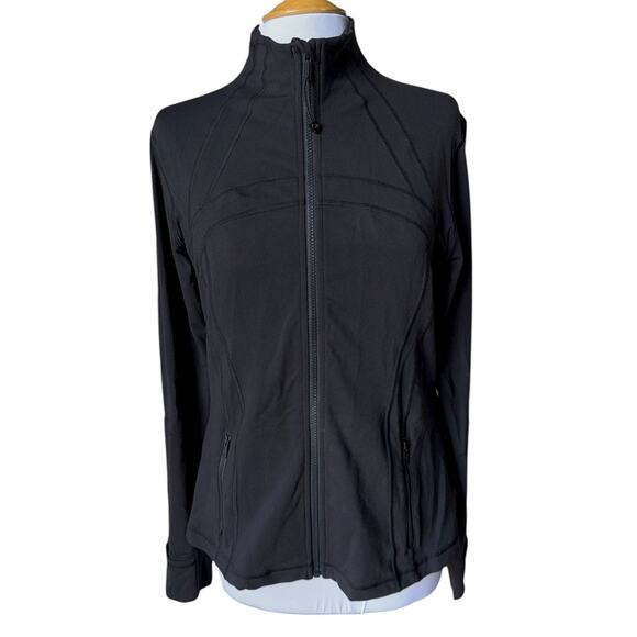 Lululemon Define Jacket Black Full Zip Luon Activewear Athleisure W4H98S Size 12 - Picture 3 of 13